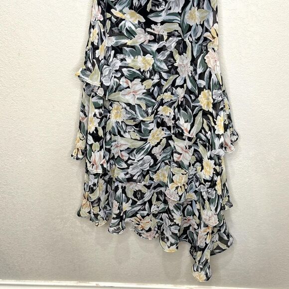Petal + Pup Amren Dress Womens 8 AU 12 Floral Ruffle Maxi Tiered Spaghetti Strap - Picture 10 of 12